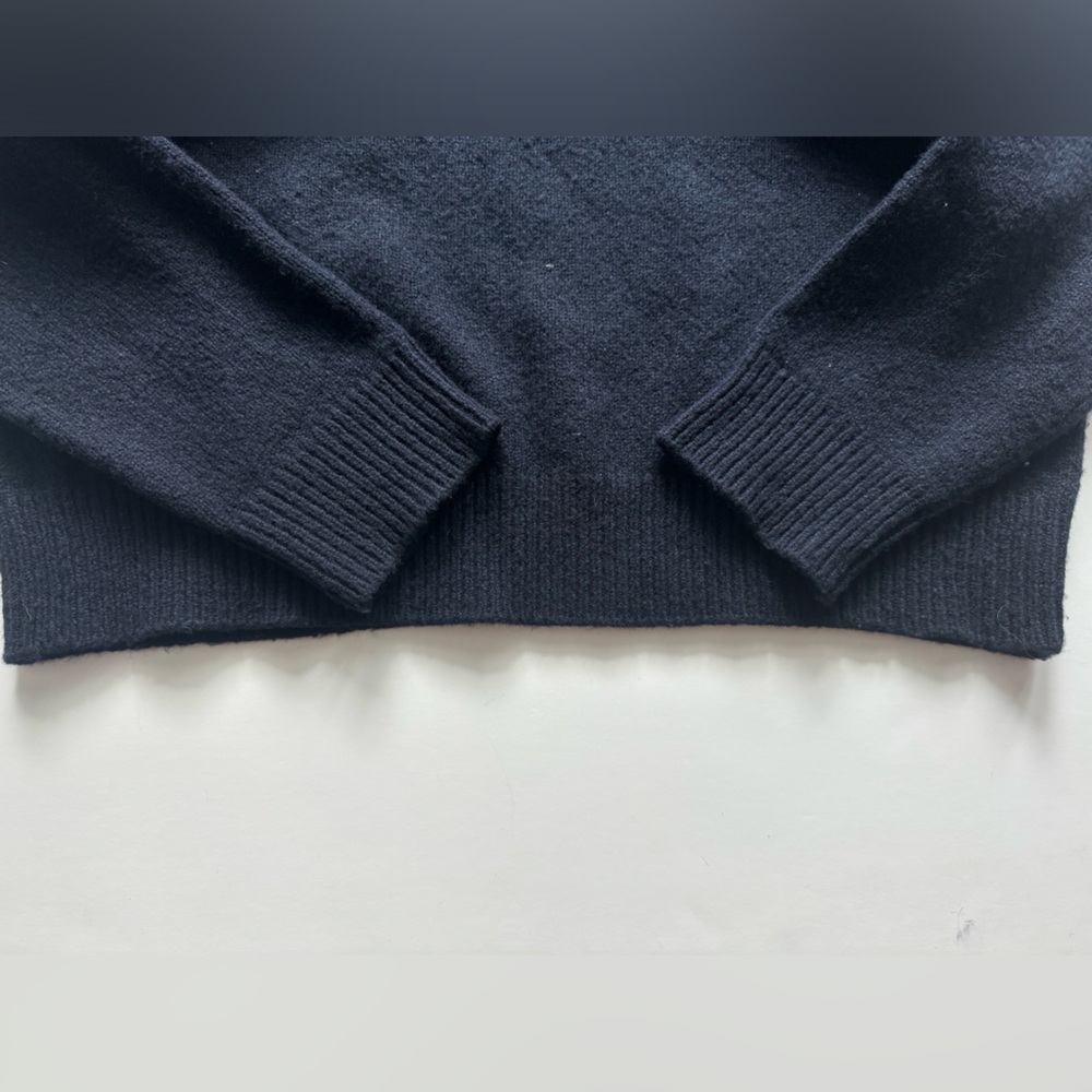 Frame Wool Crewneck Sweater In Navy Multi Size M - image 8